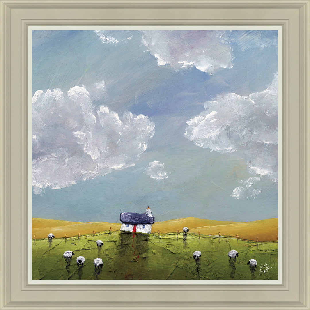 Sheep Watcher By Geoff Beckett - TheArtistsQuarter