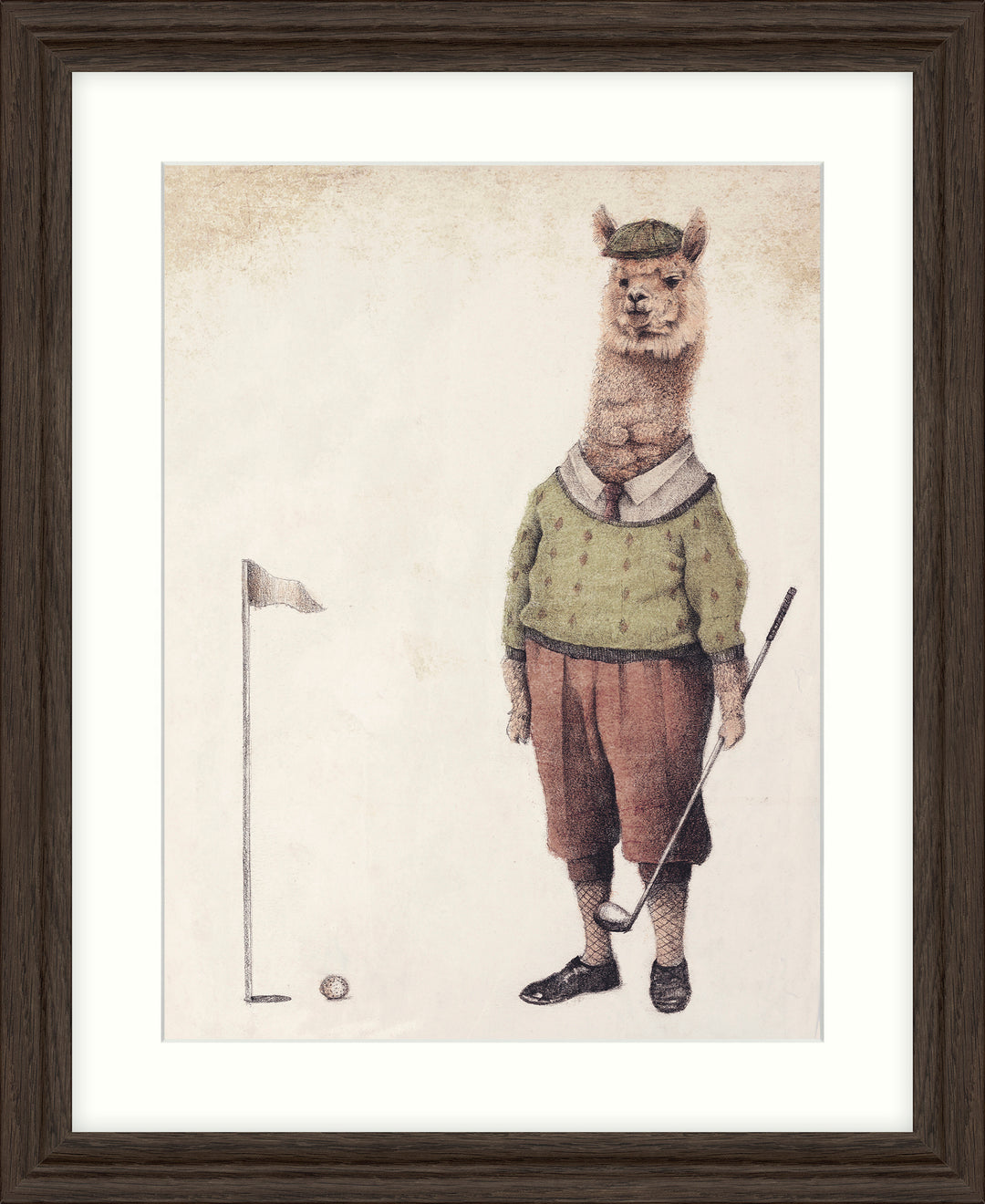 Alpaca Golf Club By Mike Koubou - TheArtistsQuarter