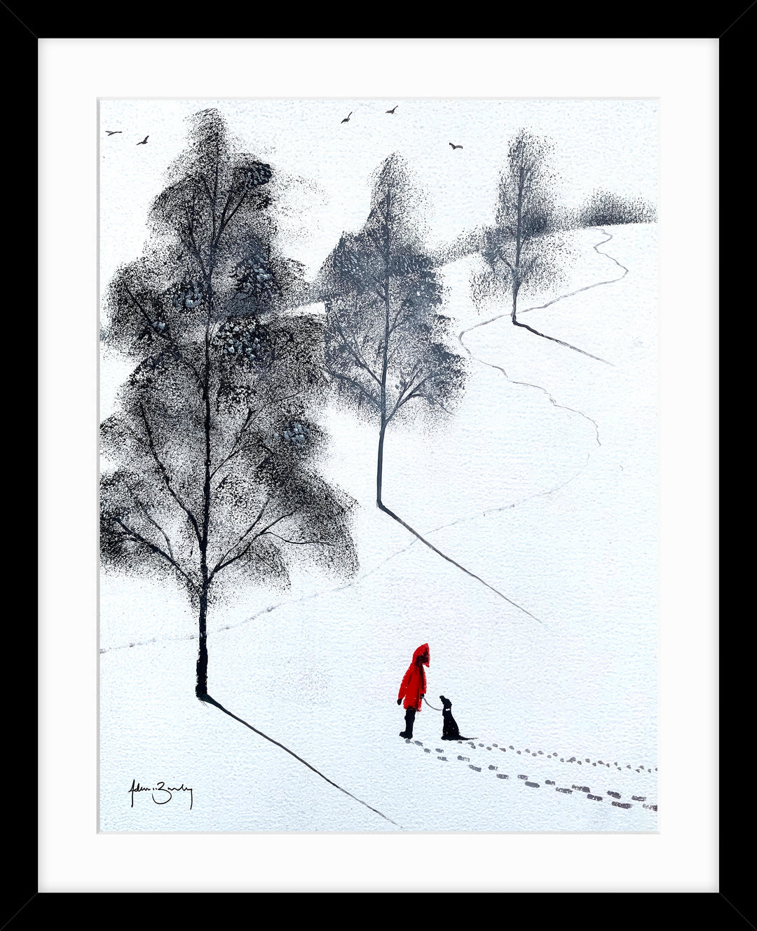 Snowbound Path by Adam Barsby