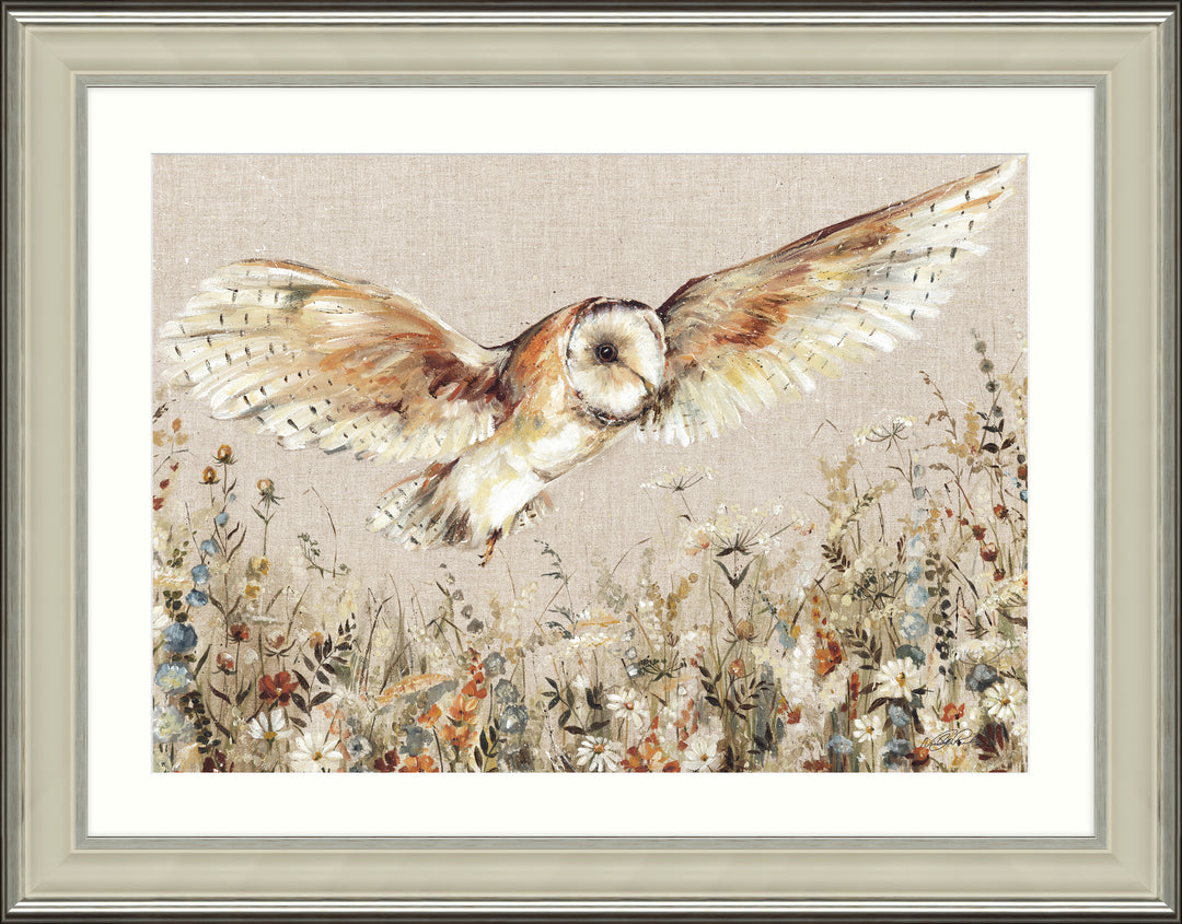 Owl in Flight by Nicola Jane Rowles