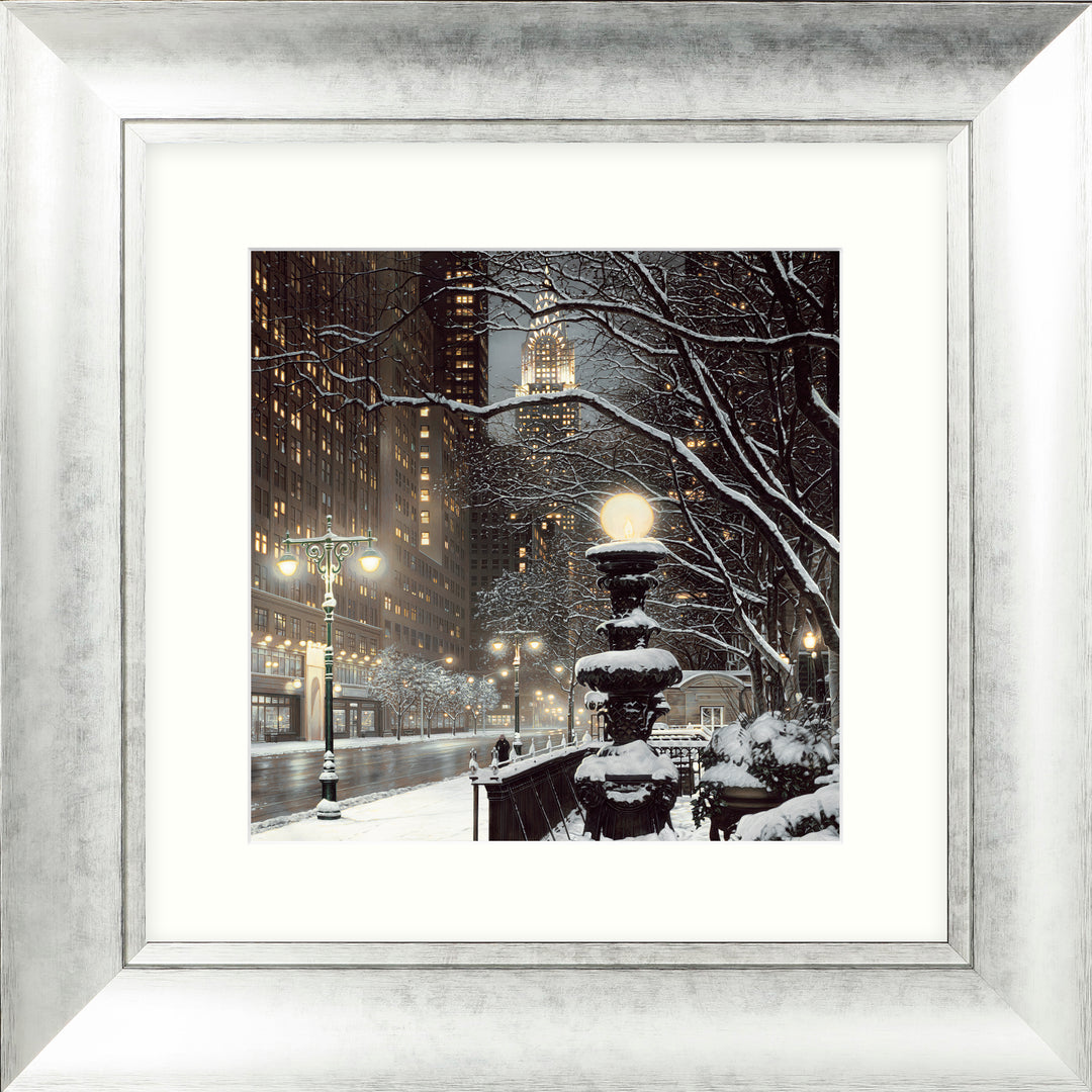 New York City Lights Small by Rod Chase