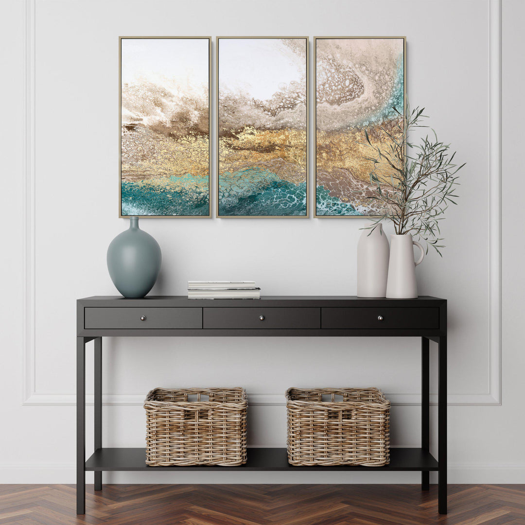 Serene Triptych By Shaaylen Broughton - TheArtistsQuarter