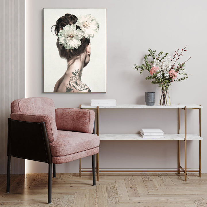 Girl With The Flower Tattoo By Design Fabrikken *SALE* - TheArtistsQuarter