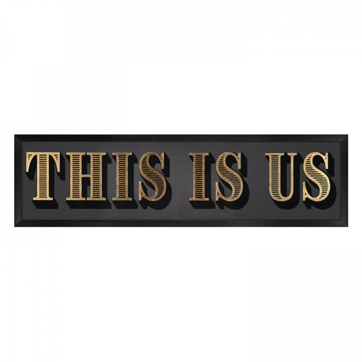 This Is Us Wall Plaque By Faye Reynolds-Lydon - TheArtistsQuarter