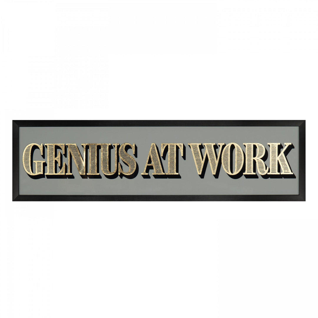 Genius At Work Wall Plaque By Faye Reynolds-Lydon *PRE-ORDER DELIVERY LATE FEB* - TheArtistsQuarter