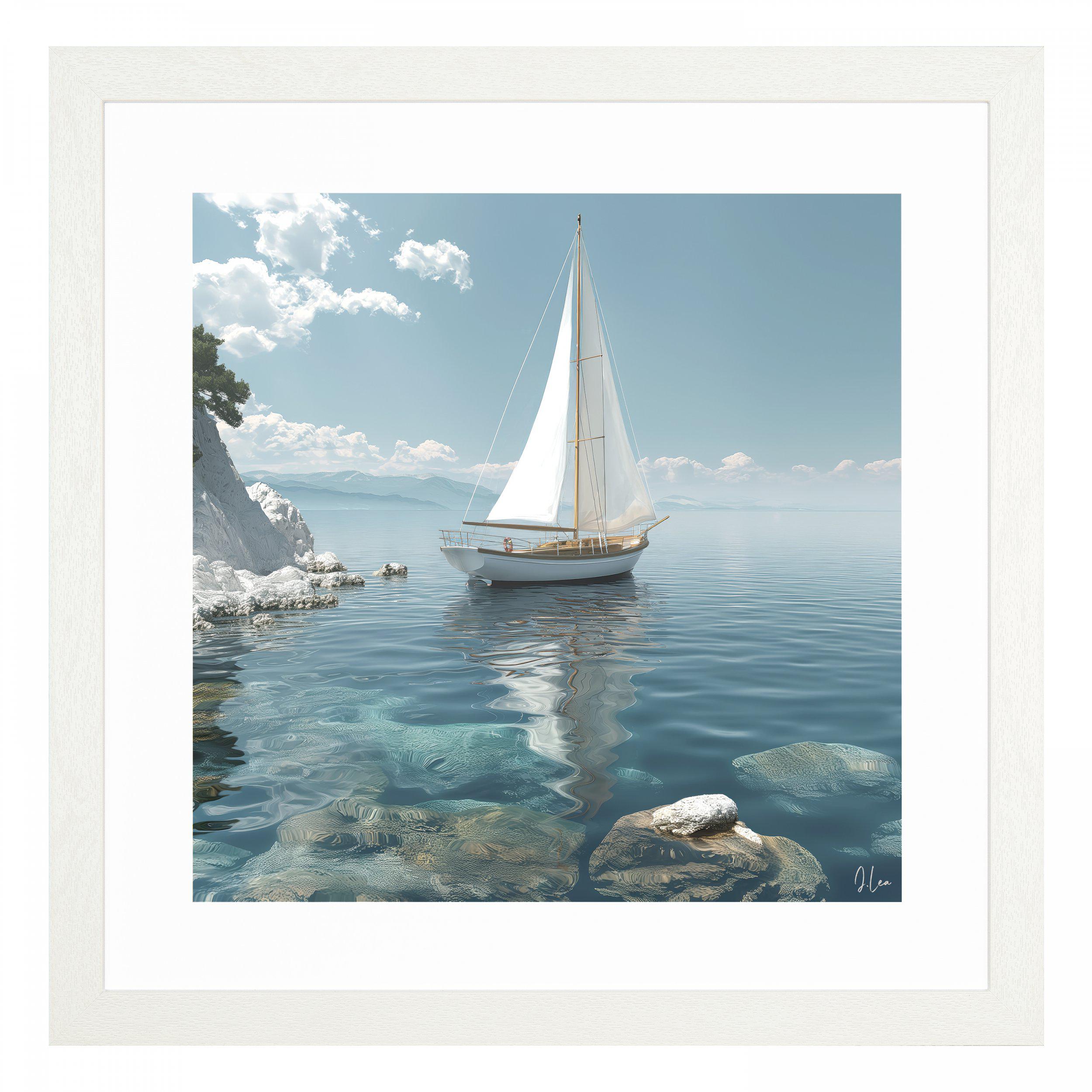 Azure Reflections By Joanne Lea