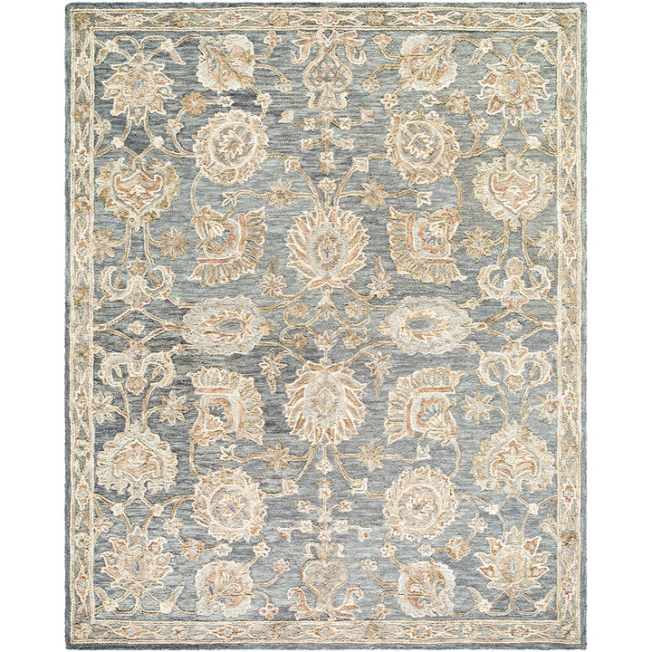 Arnold Traditional Wool Rug Blue - TheArtistsQuarter