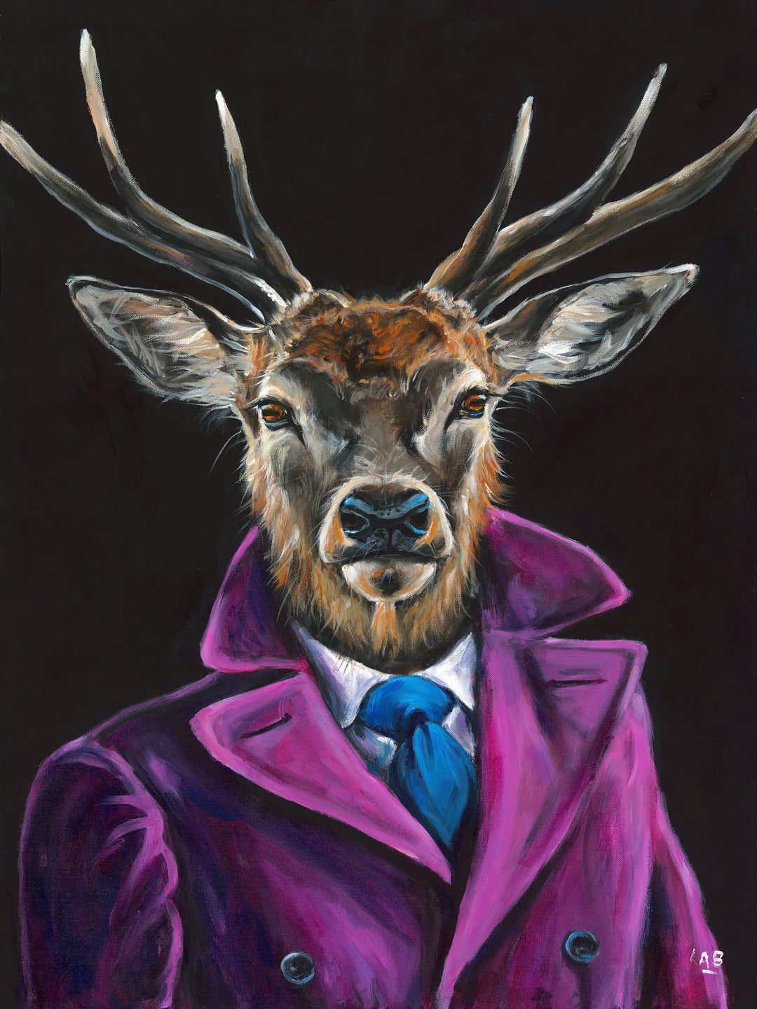 Randolph (Canvas) By Louise Brown *EXCLUSIVE* - TheArtistsQuarter