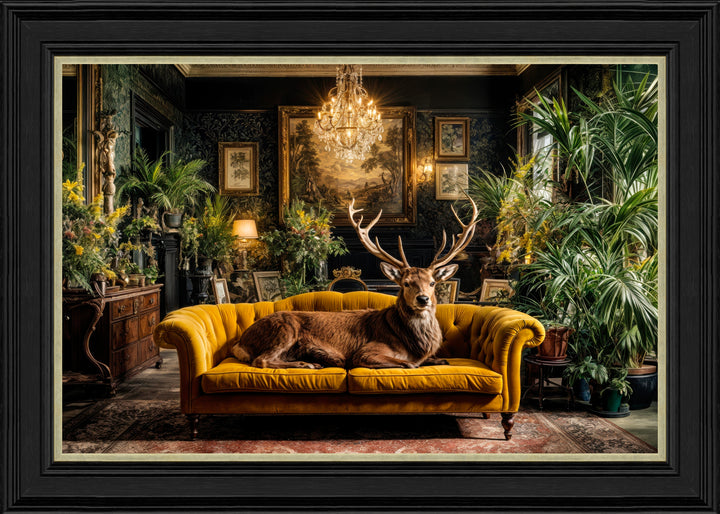 Lounging Stag By Artko