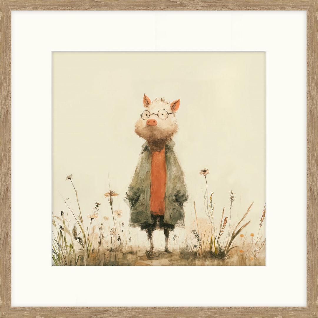 Stick Leg Pig by Lucy Hart