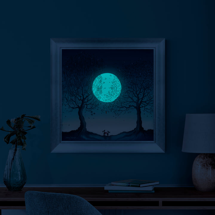 Hope Moon II Glow In The Dark Version By Catherine Stephenson *Delivers Late July - TheArtistsQuarter