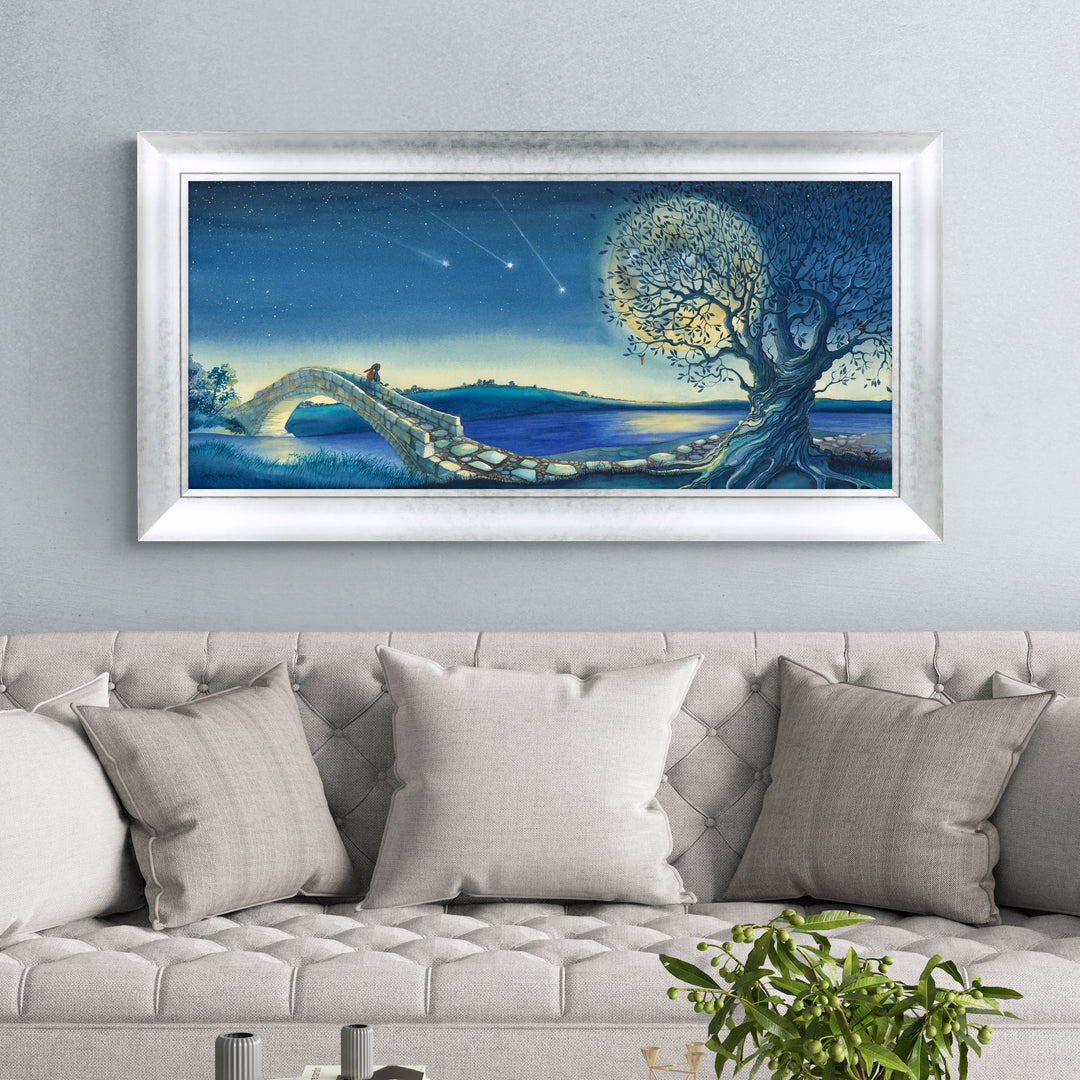 Over The Moon Glow In The Dark Version By Catherine Stephenson *Delivers Late July - TheArtistsQuarter
