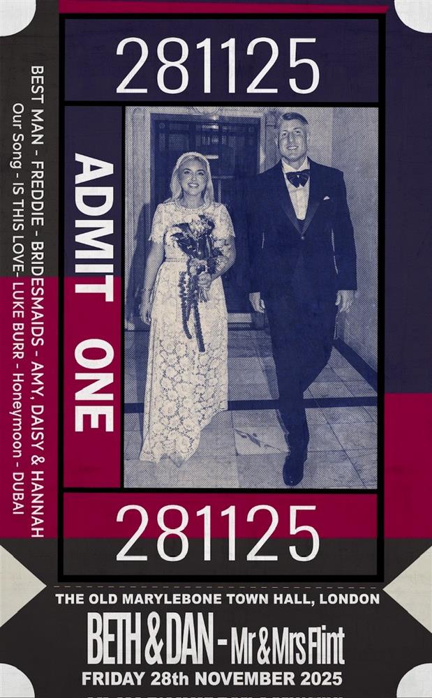 Admit One - Create Your Own Love Story by Linda Charles - TheArtistsQuarter