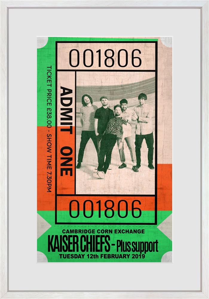 Admit One - Kaiser Chiefs by Linda Charles - TheArtistsQuarter