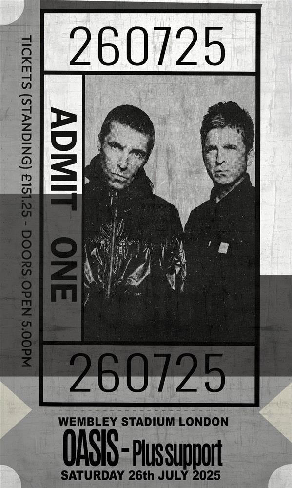 Admit One - Oasis by Linda Charles - TheArtistsQuarter