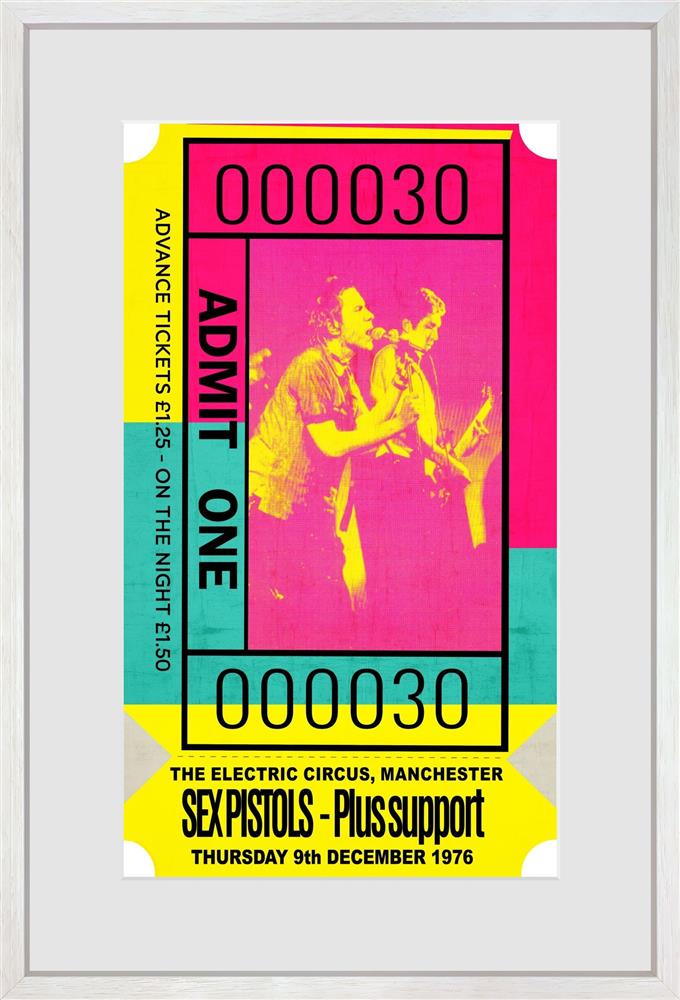 Admit One - Sex Pistols by Linda Charles - TheArtistsQuarter
