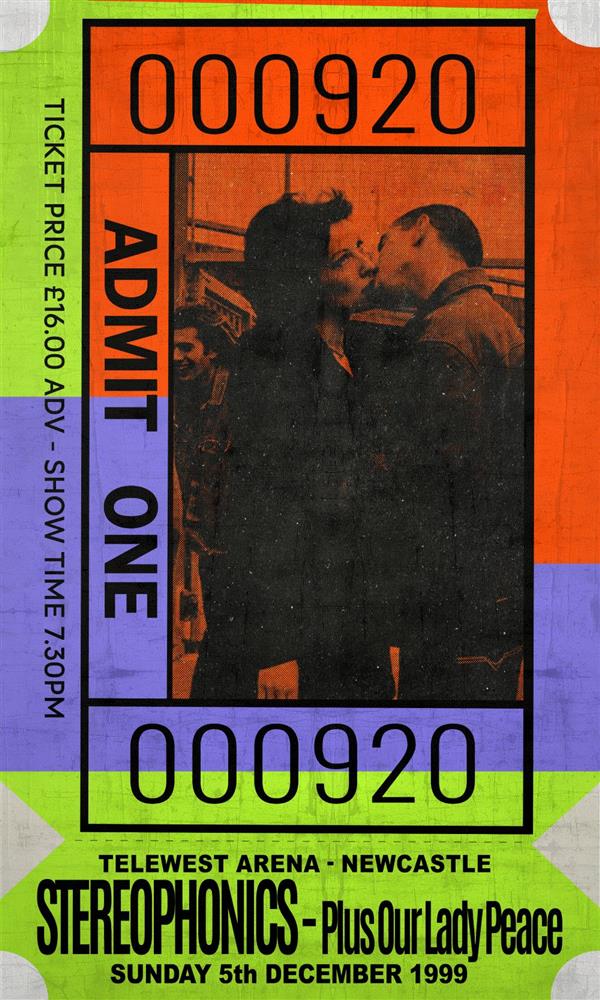 Admit One - Stereophonics by Linda Charles - TheArtistsQuarter