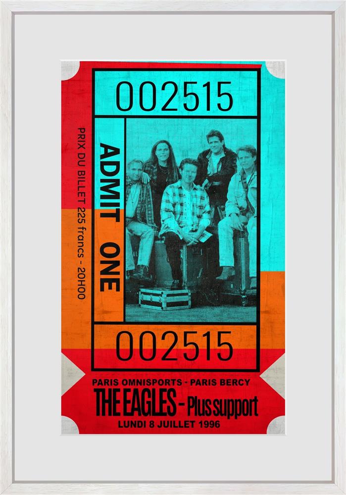 Admit One - The Eagles by Linda Charles - TheArtistsQuarter