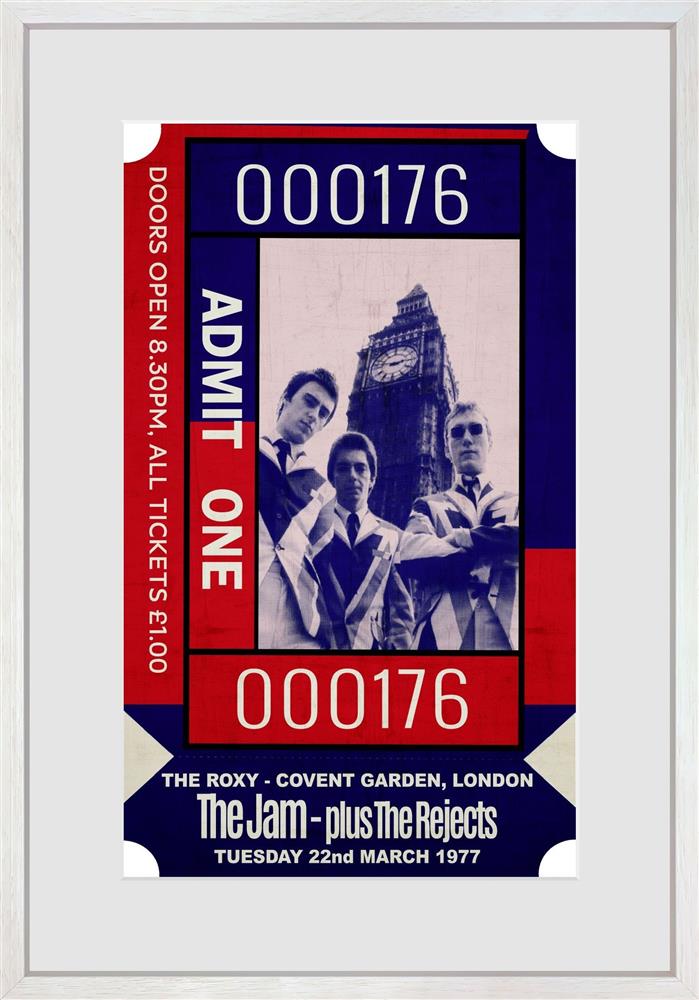 Admit One - The Jam by Linda Charles - TheArtistsQuarter