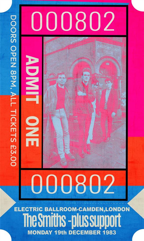 Admit One - The Smiths by Linda Charles - TheArtistsQuarter