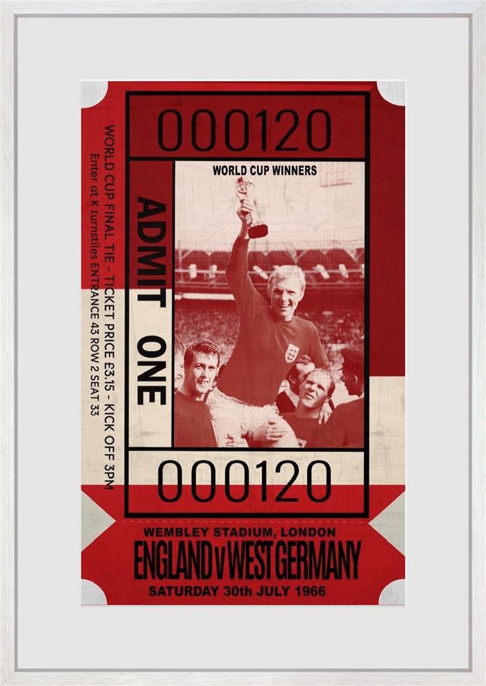 Admit One - World Cup Winners by Linda Charles - TheArtistsQuarter