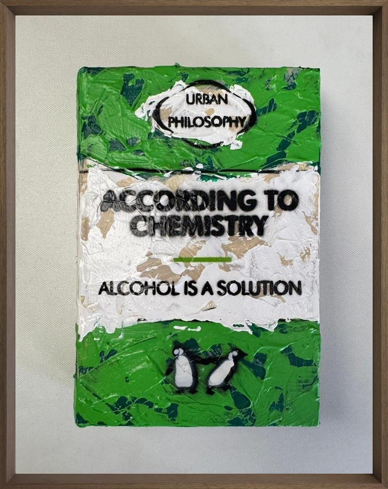 Alcohol Is A Solution - Mini Storybook by Hue Folk (Original) - TheArtistsQuarter