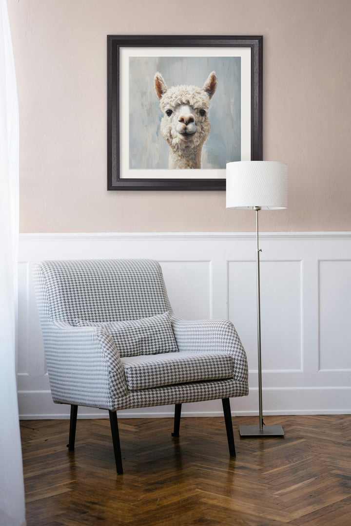 The Goofy Alpaca - Black Hurstwood Square Frame