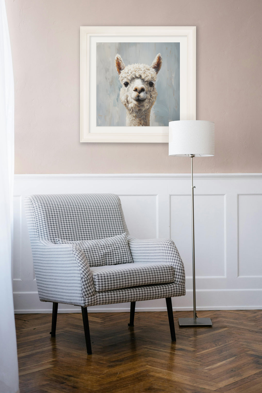 The Goofy Alpaca - Cream Hurstwood Square Frame