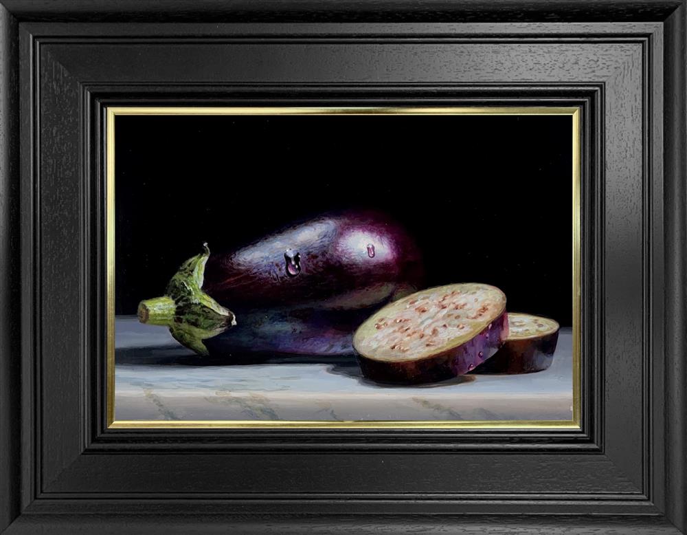 Aubergine And Slices by Tony Owens (Original) - TheArtistsQuarter