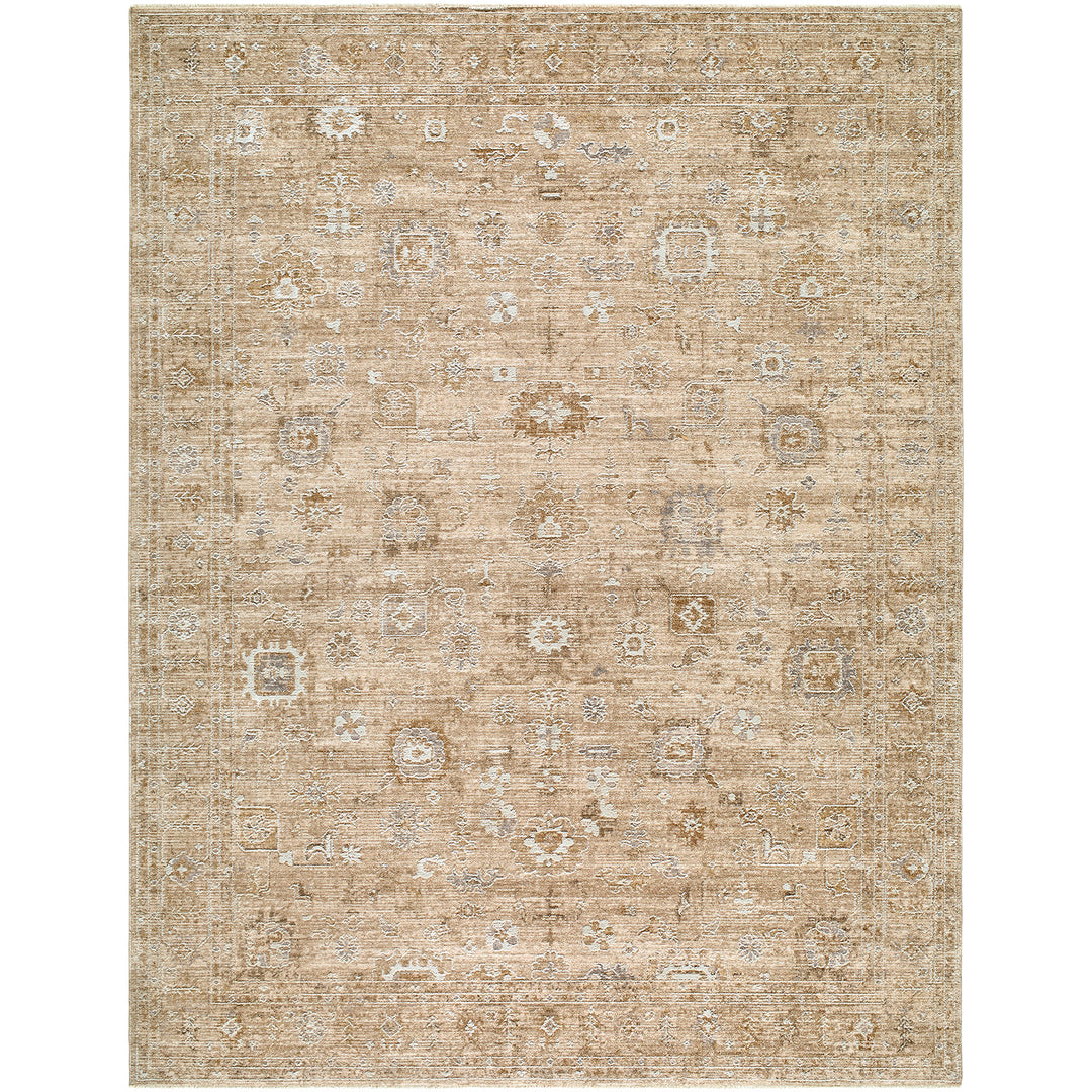 Penny Becki Owens Vintage Traditional Rug Brown & Ivory - TheArtistsQuarter