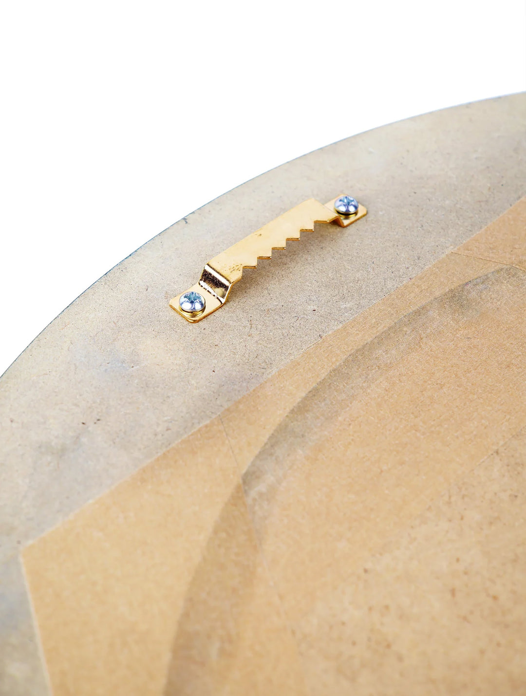The Coastal Lighthouse - Oxford White Round Frame