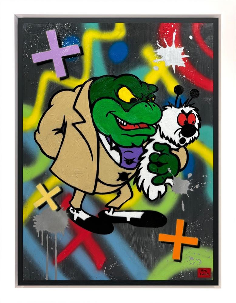 Baron Silas Von Greenback by Hue Folk (Original) - TheArtistsQuarter