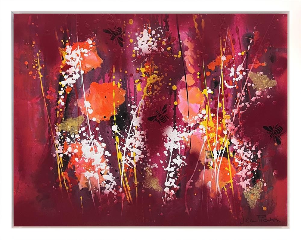 Bees And Bloom VIII by Jean Picton (Original) - TheArtistsQuarter