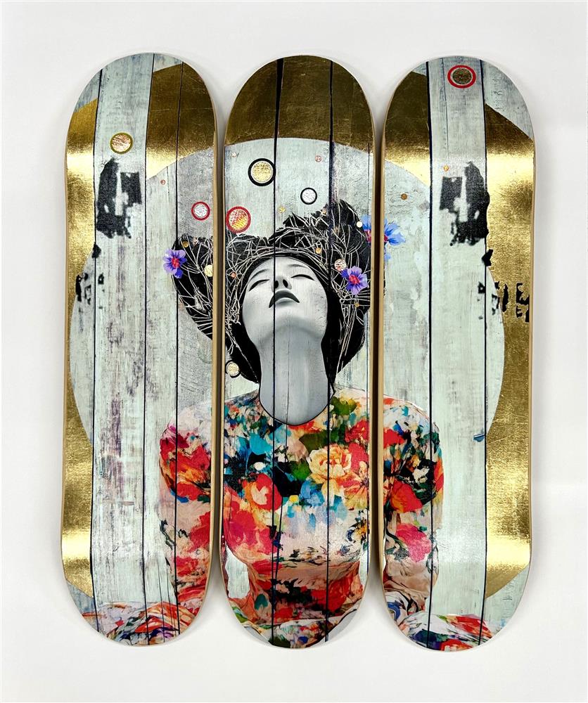 Big Sky - Skate Deck by The Trunk Of Funk (Limited Edition) - TheArtistsQuarter