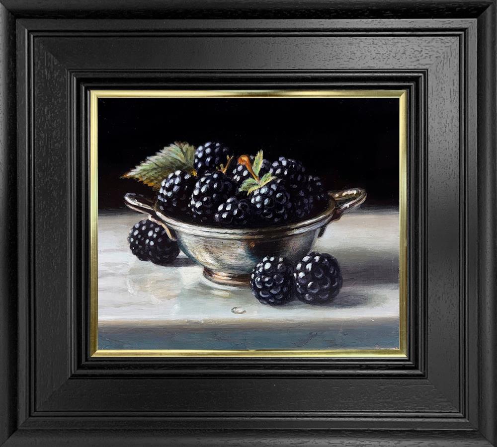 Blackberries And Bowl by Tony Owens (Original) - TheArtistsQuarter