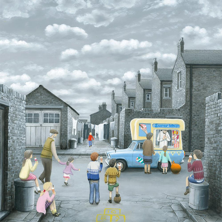 Break For A Flake - Canvas by Leigh Lambert - TheArtistsQuarter