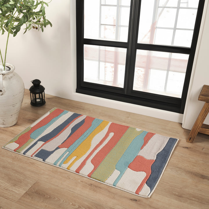 City Modern Rug Pink - TheArtistsQuarter
