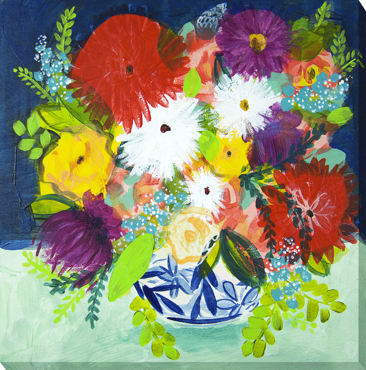 Summer Bouquet I Canvas By Shelley Hampe *NEW* - TheArtistsQuarter