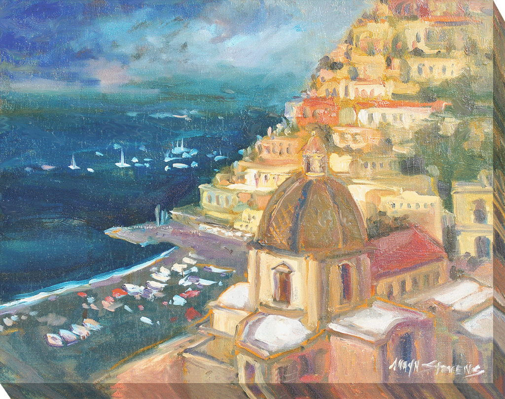 Scenic Italy II Canvas By Allayn Stevens *NEW* - TheArtistsQuarter
