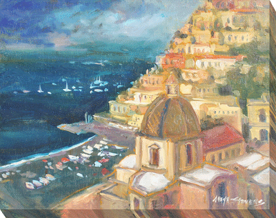 Scenic Italy II Canvas By Allayn Stevens *NEW* - TheArtistsQuarter