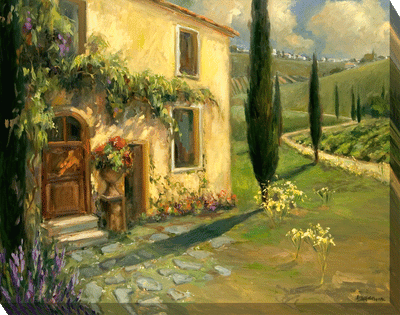 Scenic Italy IV Canvas By Allayn Stevens *NEW* - TheArtistsQuarter