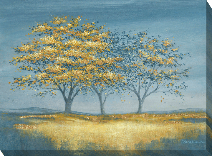 Gold Trees Canvas By Diane Demirci - TheArtistsQuarter