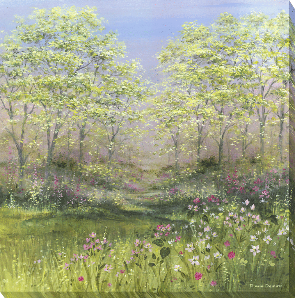 Summer Wood Canvas By Diane Demirci - TheArtistsQuarter