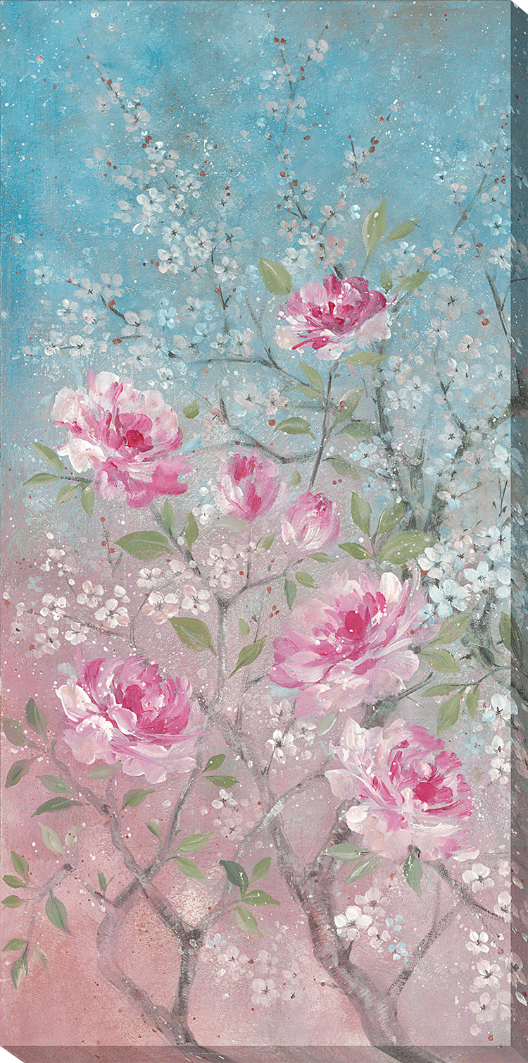 Pink Floral & Blossom I Canvas By Diane Demirci - TheArtistsQuarter