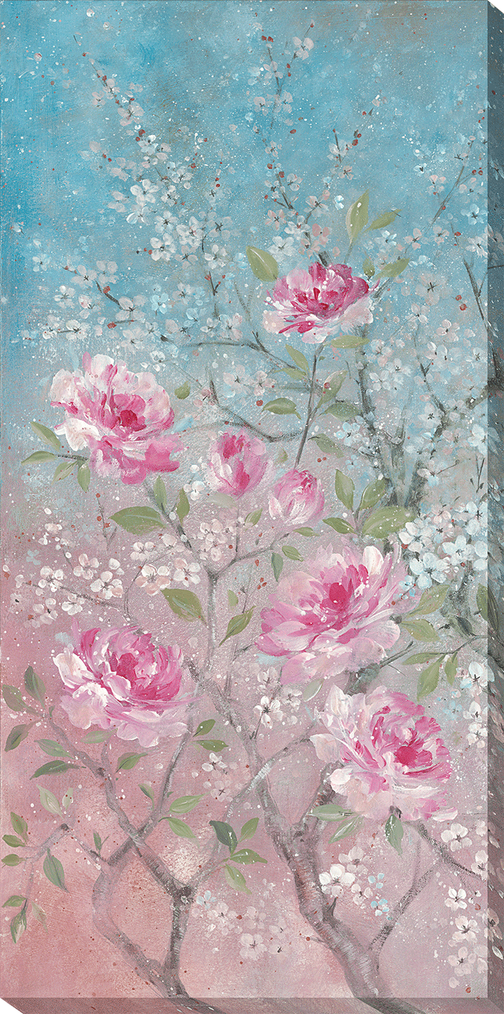 Pink Floral & Blossom I Canvas By Diane Demirci - TheArtistsQuarter