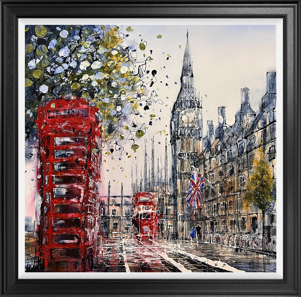Calling Westminster By Nigel Cooke (Signed Limited Edition on Canvas) - TheArtistsQuarter