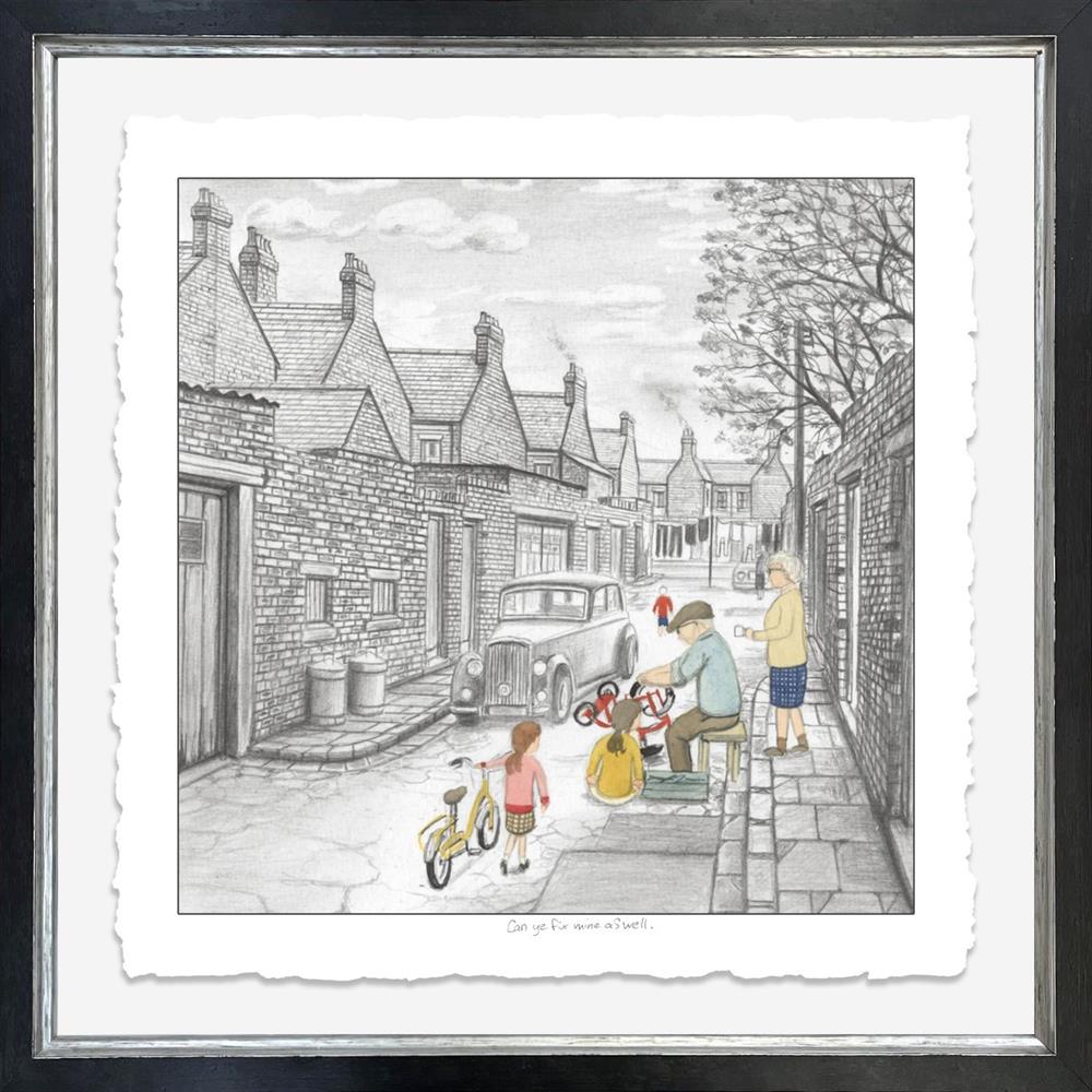Can Ye Fix Mine As Well - Deluxe Sketch by Leigh Lambert - TheArtistsQuarter