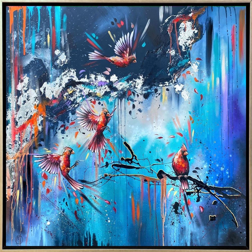 Cardinal Commotion by Mellisuga (Original) - TheArtistsQuarter