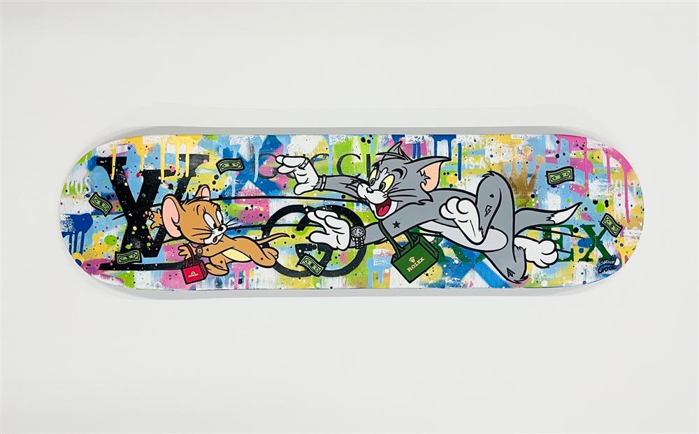 Catch Me If You Can - Skatedeck by Emily Crook (Original) - TheArtistsQuarter
