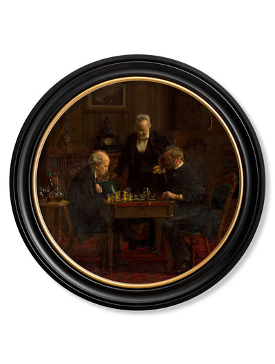 c.1876 The Chess Players By Thomas Eakins - TheArtistsQuarter